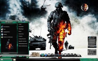 Тема оформления Windows 7 Battlefield Bad Company 2