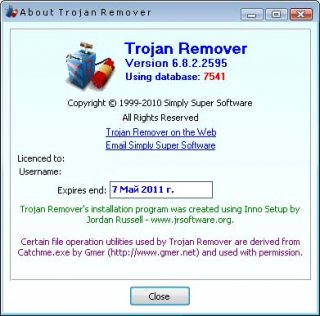 Trojan Remover v.6.8.2 Build 2595