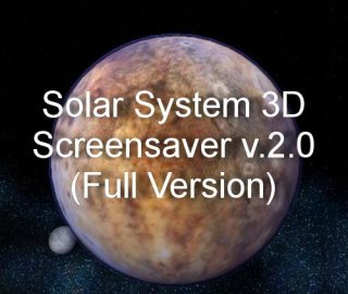 Скринсейвер Солнечная система 3D v.2.0