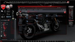 Тема оформления для Win 7 Ducati by TheBull