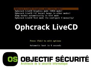 Ophcrack livecd 2.3.1