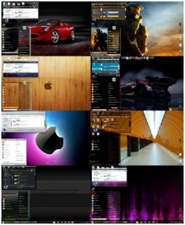 Креативные темы для Windows7 (12.02.2011/10шт)