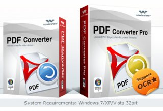 Wondershare PDF Converter 2.6 + Wondershare PDF Password Remover 1.3.0