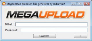 Megaupload premium link generator