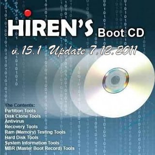 Hiren's BootCD 15.1 Updated 07.12.2011 (ENG)
