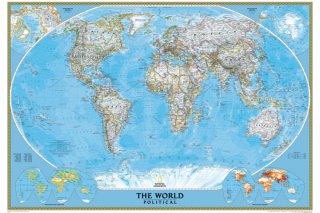 Карта мира в большом разрешении